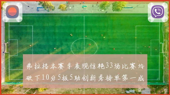 弗拉格本赛季表现惊艳33场比赛均砍下10分5板5助创新秀榜单第一成就超越其他新秀总和
